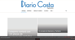 Desktop Screenshot of diariocosta.com