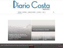 Tablet Screenshot of diariocosta.com